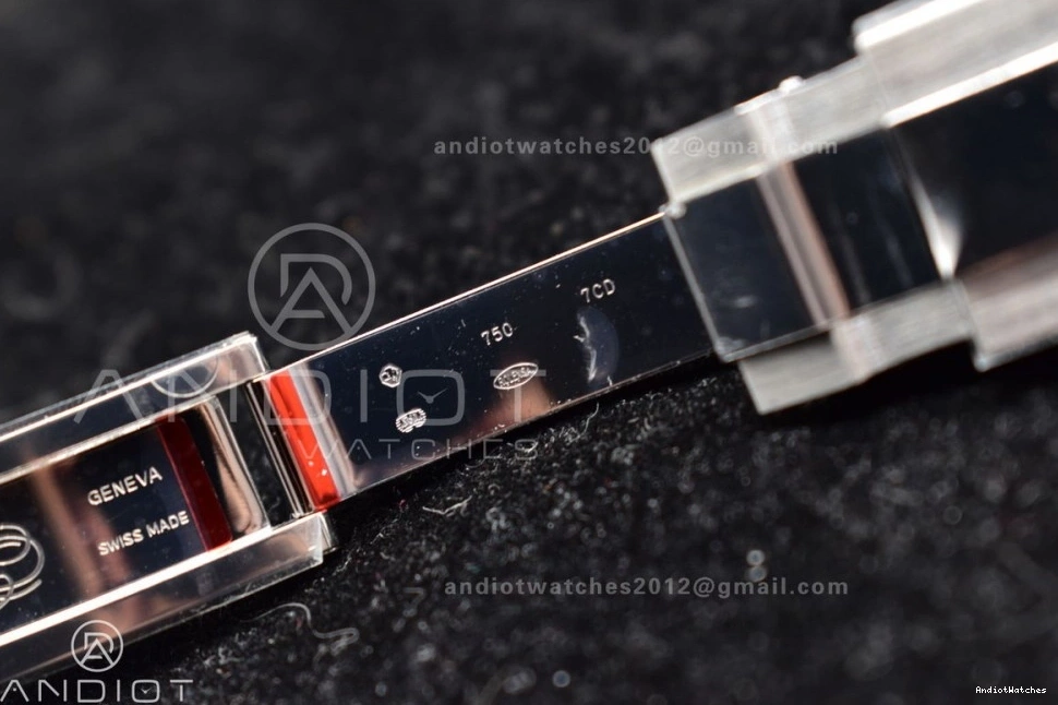 SA4130 Clean Silver Daytona 116519 Black 1:1 Best Edition Strap on Rubber Dial Elegant 904L Case SS 414 V 0331